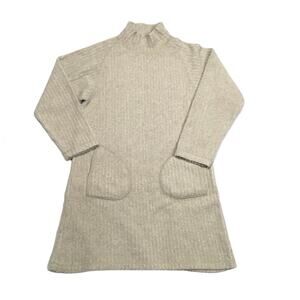 The‎ Territory Ahead Sweater Dress Lambswool Blend Women's S Casual Ribbed Knit